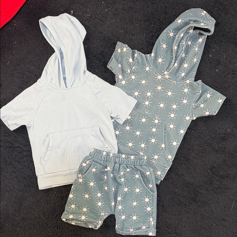 Kids' Boutique Hoodie and Shorts Set